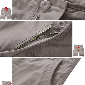 Venta al por mayor de pantalones cortos de baño de secado rápido con logotipo personalizado para hombre con bolsillo verano playa elástico 100% algodón traje de baño patrón sólido - Product Image 5