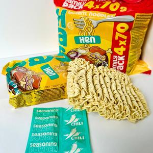 บะหมี่กึ่งสำเร็จรูปฮาส รสไก่ แพ็คครอบครัว 280 กรัม ปรุงสุกใน 3 นาที ได้รับการรับรองฮาลาล รุ่น DEM Kulpin หมายเลข 731056 - Product Image 4
