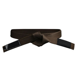 Cinturón de BJJ Personalizado de Última Tendencia con Franjas Bordadas de Grado, 100% Algodón, Accesorio Personalizado para Gi de MMA, Entrenamiento de Artes Marciales - Product Image 1