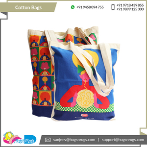 Wholesale Bag Experts in Selling 100% Carded Cotton, Recycled Cotton OEM Easy to Carry Shopping Cotton Bags. - Product Image 4