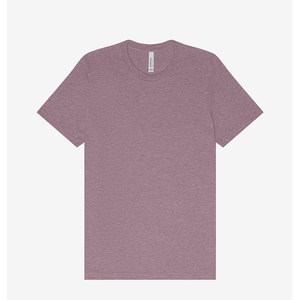 Nouveauté T-shirt unisexe chiné à manches courtes CVC-T-shirt respirant en mélange de coton et polyester de qualité supérieure - Product Image 5