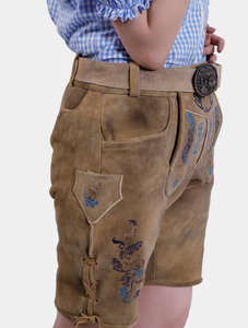 Vêtements bavarois nouveauté femmes chaud traditionnel Octoberfest bavarois Lederhosen Shorts personnalisé Unique Shorts - Product Image 2