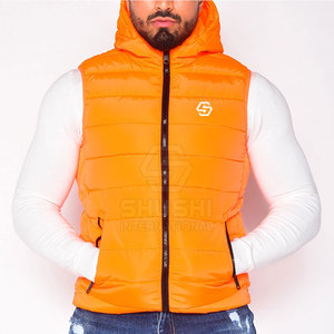 Chaleco acolchado de invierno transpirable informal para hombre, logotipo personalizado, prendas de vestir exteriores de alta calidad - Product Image 1