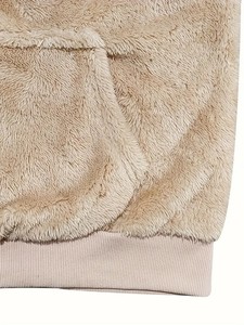 Sudadera con capucha y logotipo personalizado de alta calidad para hombre, Sudadera con capucha lisa de poliéster y tejido polar en blanco, sudadera cómoda con capucha en relieve para hombre - Product Image 5