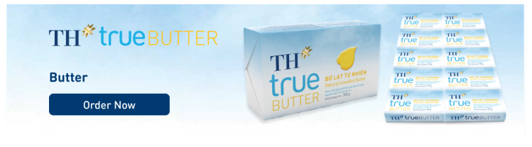 Vietnam Dairy Product TH True MILK - UHT Pure Fresh Milk GOLD 180 ml With High Nutritious Ingredients