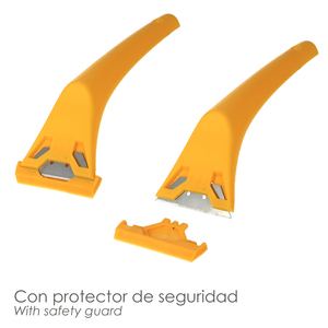 Raschietto per Vetri in Plastica Gialla, Foglio da 60 mm - Product Image 4