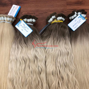 Meilleure vente 100% extensions de cheveux humains vietnamiens bruts de haute qualité en vrac non transformés vague naturelle Double Top 1 Style - Product Image 6