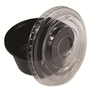 Boardwalk BWKPRTN325BL 3.25 Oz. Vasos de Polipropileno para Soufflé/Portiones - Negros 2500/Caja - Product Image 4