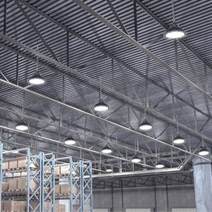 Optonica 150W industriale UFO per proiettore a LED nero IP65 luce ad alta baia con 4500K luce bianca a 90 ° temperatura colore lampada - Product Image 5