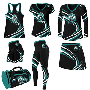Venta Directa de Fábrica, Uniforme de Animadoras Sostenible, Nuevo Estilo, Uniforme Juvenil para Animadoras - Product Image 1