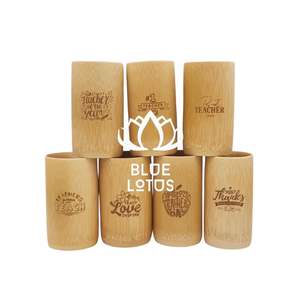 Tasse naturelle durable et élégante en bambou disponible pour des occasions spéciales-LOTUS BLEU du Vietnam - Product Image 1