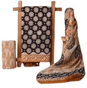 Ventes chaudes de shalwar kameez pour femmes, costumes non cousus, design fantaisie d'hiver, vêtements de fête de mariage, tissu en lin respirant de haute qualité - Product Image 6