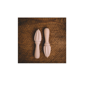 Exprimidor de limón de madera Mini exprimidor de frutas Naranja Citrus Juice Reamer pieza de diseño con producto de venta - Product Image 2