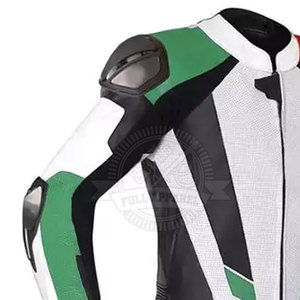 Traje de Cuero para Motociclismo FA-2905 2025, para Hombre, Transpirable, de Secado Rápido, Alta Calidad, para Invierno, Hecho en Pakistán - Product Image 5
