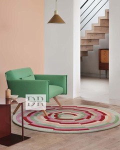 Tapis moderne personnalisé en forme de laine de Nouvelle-Zélande 100% touffeté à la main pour la maison hôtel bureau salle à manger salon - Product Image 1