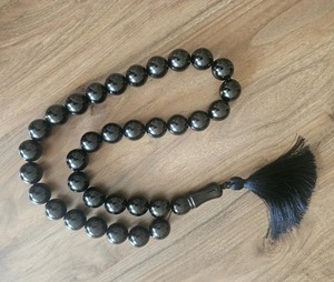 Perles de prière musulmanes naturelles Kehribar Tasbih Misbaha pour Dhikr, méditation quotidienne, rituels de culte, clarté spirituelle pleine conscience - Product Image 6