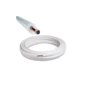 Rollo de 17 m de Tubería de Cobre Aislada y Recubierta de 3/8 para Aire Acondicionado - Product Image 1