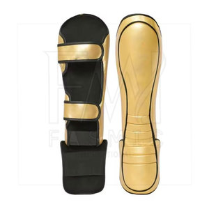 2025 Protectores de pierna de boxeo de cuero hechos en fábrica Embalaje personalizado Espinilleras de alta calidad con el último diseño - Product Image 4