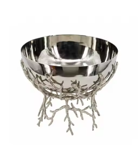 Vente chaude Design Moderne Bols De Service De Haute Qualité De Luxe En Métal Fait Maison Hôtel Restaurant Partie Décoration Vaisselle Bols - Product Image 4