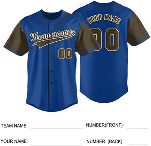 เสื้อเบสบอลแห้งเร็วเสื้อเจอร์ซีย์ปักโลโก้ - Product Image 5