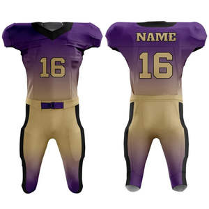 Maillot de football américain, vêtements de sport, uniformes personnalisés avec le nom de l'équipe pour hommes - Product Image 2