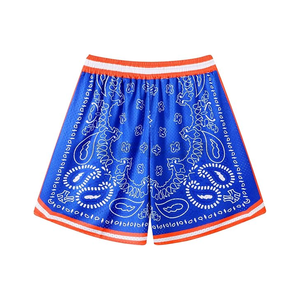 Pantalones cortos de malla para hombre atléticos estiramiento personalizado Dtg impresión 100% poliéster 5 pulgadas en costura sublimación logotipo personalizado ropa activa - Product Image 5