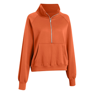 Nouveau style tendance : sweat à capuche décontracté pour femme en 100 % coton, automne-hiver, imprimé, tricoté, anti-boulochage, personnalisable sur le devant - Product Image 5