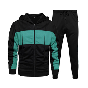 Ensemble de survêtement streetwear imprimé délavé à l'acide de haute qualité, unisexe, veste à capuche zippée et pantalon de jogging, 100 % coton, écologique, vente en gros - Product Image 5