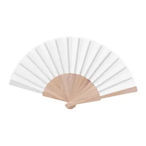 Éventail en bois personnalisé Acanthus pour articles promotionnels de fête - Product Image 6