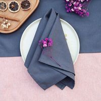 Serviettes en coton réutilisables personnalisées, serviettes en coton et lin lavables, serviettes de cuisine en tissu, décoration de table en coton pour restaurant, hôtel, maison