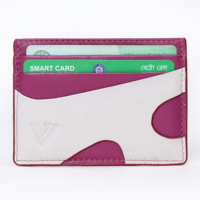 VAND Dompet Fashion Kulit Asli Bertekstur Ultra Tipis Pendek Terbuka Unisex Kapasitas Besar Anti RFID Berkualitas Tinggi