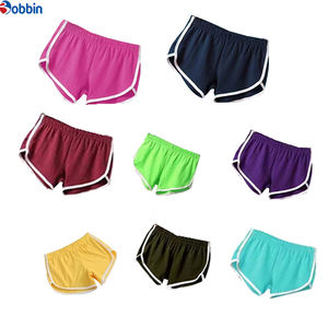 BOBBIN INDUSTRIES Premium Quality Summer Women's <b>Shorts</b> <b>Plus</b> <b>Size</b> Solid Color Yoga Beach Pants <b>Elastic</b> Quick Dry Breathable - Product Image 2