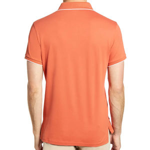 Polo unisexe de haute qualité pour le printemps et l'automne T-shirt de travail en coton de couleur unie Style Streetwear pour hommes - Product Image 4