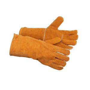 ถุงมืองานเชื่อมหนังทนความร้อนกันไฟติดป้ายได้ตามต้องการ - Product Image 5