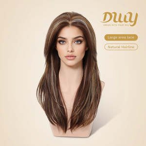 Selah-DWY 22-Inch Hand-Tied Filter Free Parting Wig with Transparent Lace Front 13x6 Color Options - Product Image 2