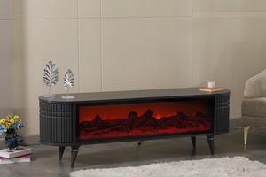 ตู้วางทีวีสไตล์ยุโรปสุดหรู ดีไซน์สวยงามทันสมัย เฟอร์นิเจอร์ไม้ สำหรับห้องนั่งเล่น ห้องนอน ใช้ได้ทั้งภายนอกและภายใน คลังสินค้า โรงพยาบาล - Product Image 6