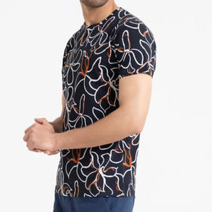 Camiseta deportiva de poliéster ligera para hombre de alta calidad, transpirable, de secado rápido, Media manga, entrenamiento personalizado, verano totalmente sublimado - Product Image 2