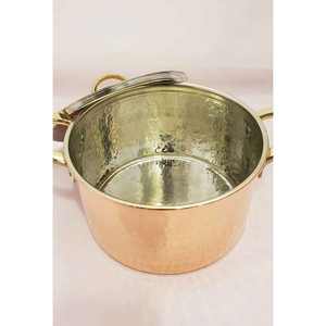 Plato hecho a mano de alta demanda Cena Minimalista Seguro Cobre puro Utensilios de cocina occidentales Calidad de exportación con alta calidad - Product Image 4