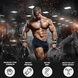 Poignets d'haltérophilie personnalisés professionnels Poignets d'haltérophilie en néoprène de haute qualité - Product Image 6