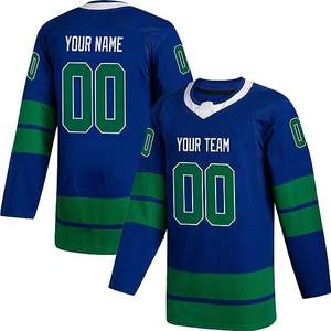 Uniforme confortable de hockey sur glace d'équipe de coupe mince de matériel durable - Product Image 4