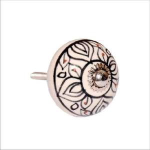 Bouton de porte en céramique papillon bleu fait à la main poignée de tiroir moderne de qualité supérieure pour meubles d'hôtel armoire tirer exportateur indien - Product Image 6