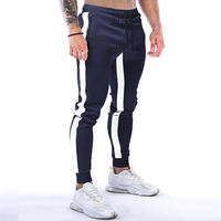 Pantalons de jogging en molleton pour hommes, logo personnalisé en gros, automne, taille plus, respirant, léger, coupe ajustée, 100% coton