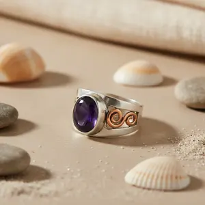 Anillo de Cóctel Marquise de Plata 925 para Mujer, Joyería de Diseño con Baño de Rodio e Incrustaciones de Circonita Fina - Product Image 3