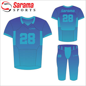 เครื่องแบบอเมริกันฟุตบอลบุรุษราคาถูกซับลิเมชัน sialkot Tackle twill American, - Product Image 3