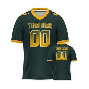 Maillot de football américain à demi-manches personnalisable Nouveau design en polyester avec impression de logo personnalisé maillot de football maillot de football - Product Image 5