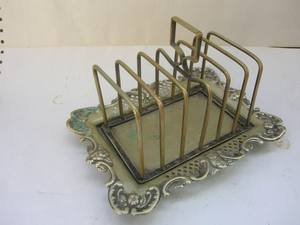 Vente chaude argent tranche toast support pour petit déjeuner morceaux de pain accessoires de cuisine maison stockage et organisation toast rack - Product Image 5