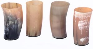 Original fabriqué à la main médiéval authentique Viking corne à boire verres à liqueur bière verres à liqueur buffle corne à boire tasses - Product Image 6