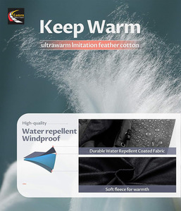 Abrigo acolchado y acogedor para mujer, Chaqueta larga de invierno de talla grande, ropa elegante con aislamiento para clima frío, logotipo cálido y ligero acolchado - Product Image 4