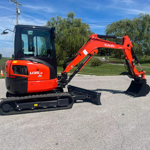 Mini-excavatrice Kubota U35-4 très demandée, capacité de 1,3 tonne, moteur hydraulique, garantie de plus de 5 ans, prix usine, vente fiable - Product Image 3