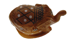 Statue d'éléphant en bois Kadam Figurine animale sculptée à la main pour la décoration intérieure, les cadeaux ou les objets de collection en bois indien traditionnel - Product Image 2